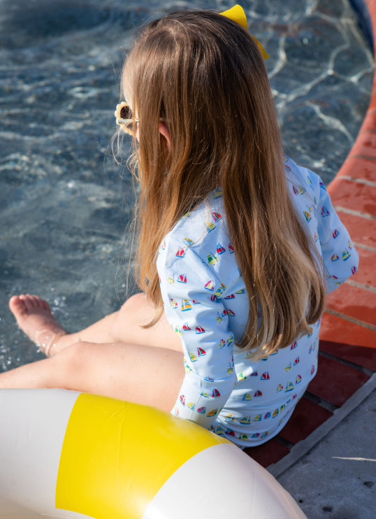 Boat Race Girls' Swimsuit