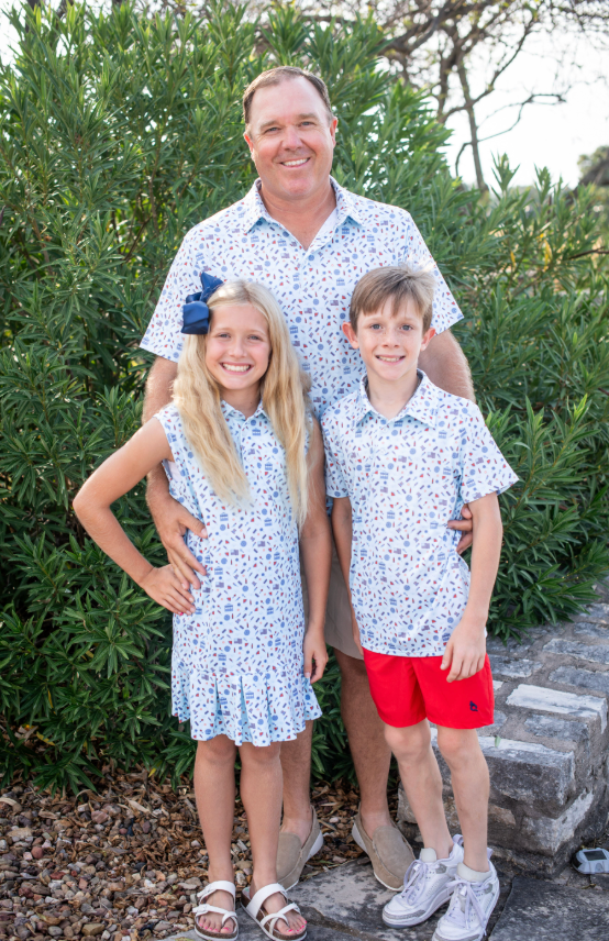 Men's - Stars & Stripes Polo Short Sleeve Shirt