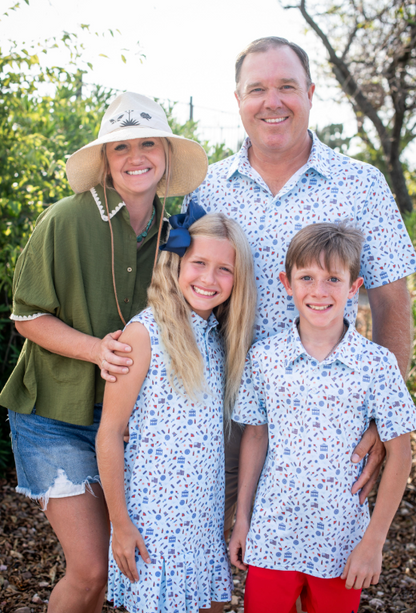 Men's - Stars & Stripes Polo Short Sleeve Shirt