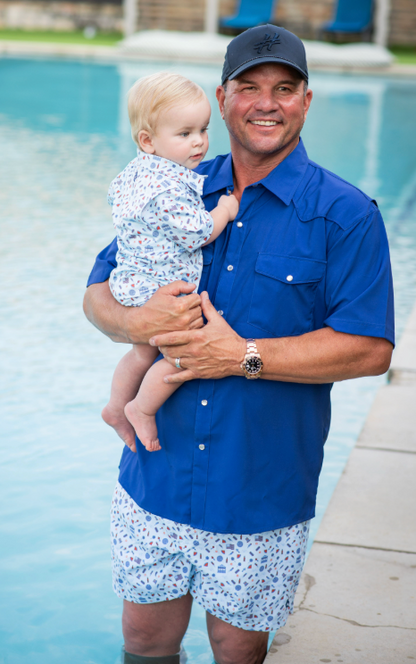 Men's - Stars & Stripes Swim Trunks