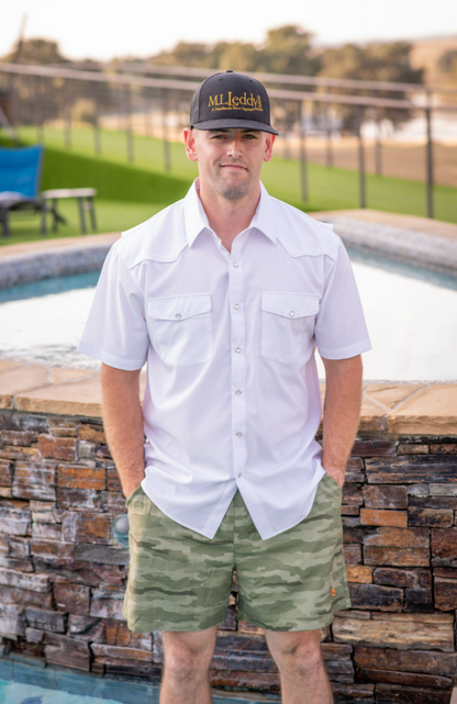 Men's - Classic Camo Green Swim Trunks