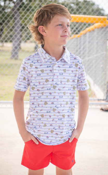 7th Inning Stretch Polo Short Sleeve Shirt