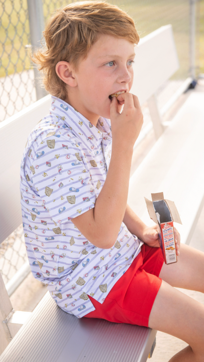 7th Inning Stretch Polo Short Sleeve Shirt