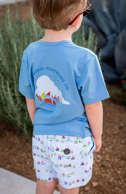 Boat Race Short Sleeve Performance Tee