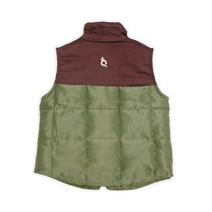 Army Green and Brown Vest