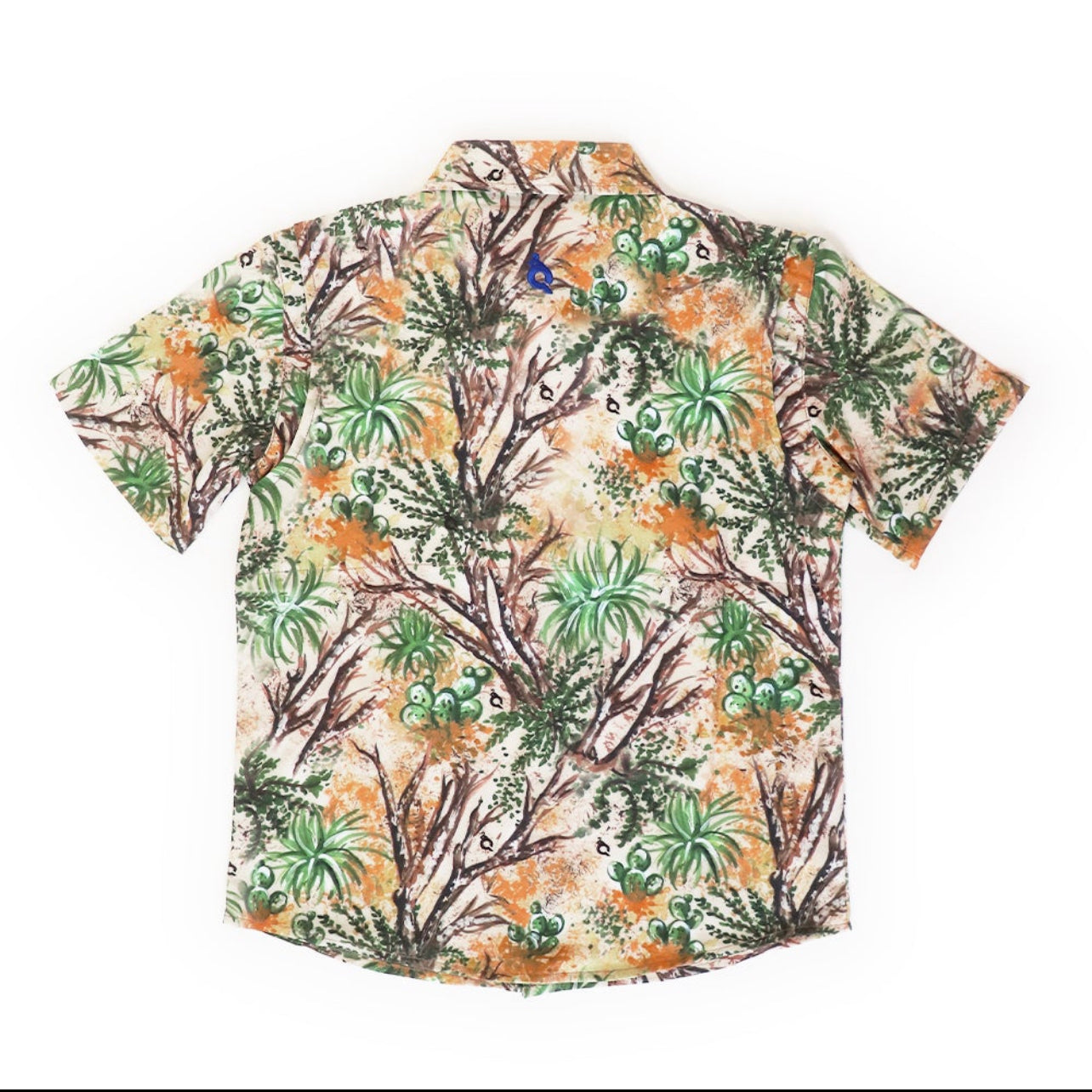 Men's - Cactus Camo & Brown Short Sleeve Shirt