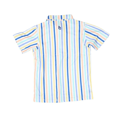 Cabana Stripe Polo Short Sleeve Shirt